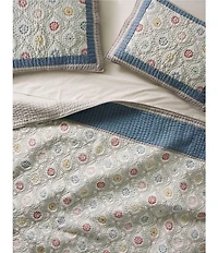L.L.Bean Botanical Border Reversible Quilt