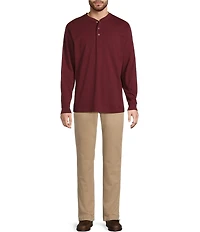 L.L.Bean Carefree Long Sleeve Henley Shirt