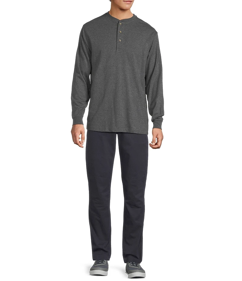 L.L.Bean Carefree Long Sleeve Henley Shirt
