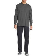 L.L.Bean Carefree Long Sleeve Henley Shirt