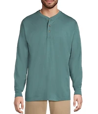 L.L.Bean Carefree Long Sleeve Henley Shirt