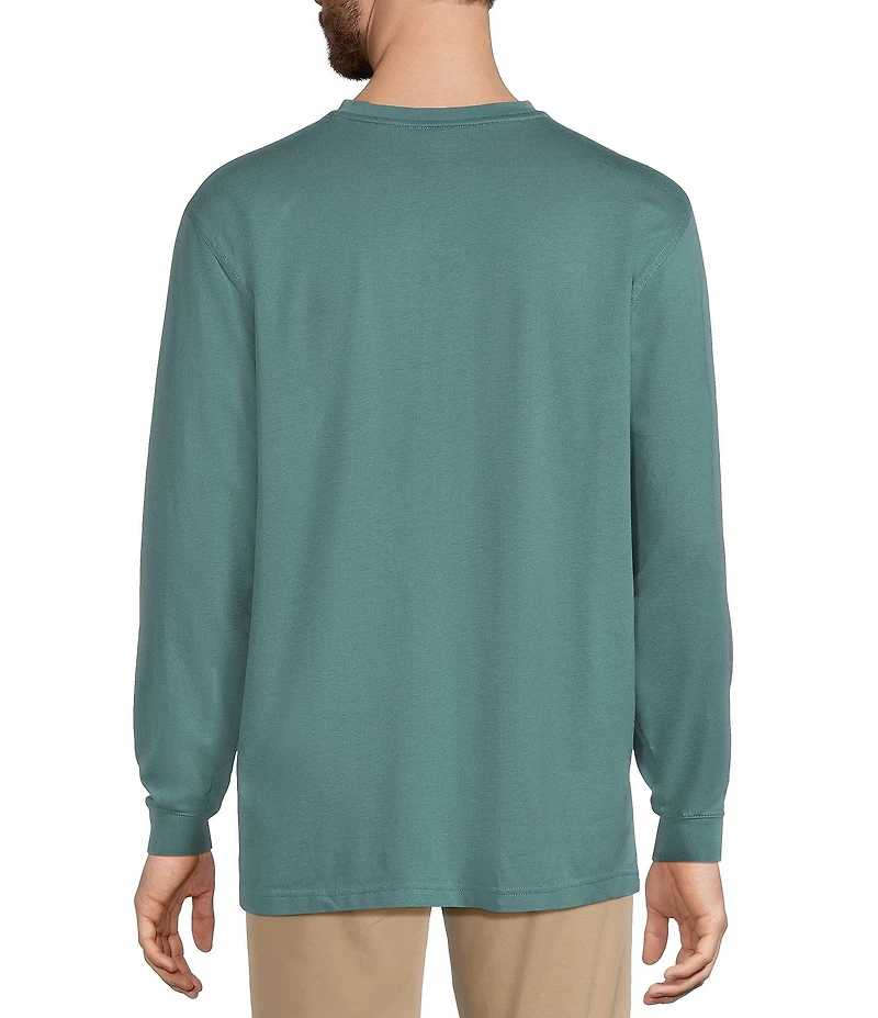 L.L.Bean Carefree Long Sleeve Henley Shirt