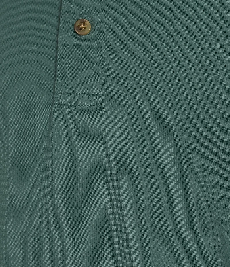 L.L.Bean Carefree Unshrinkable Traditional Fit Short Sleeve Henley T-Shirt