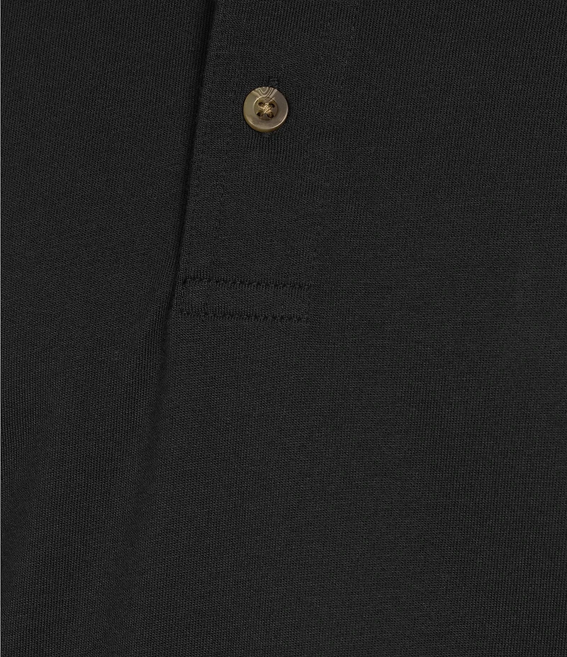 L.L.Bean Carefree Unshrinkable Traditional Fit Short Sleeve Henley T-Shirt