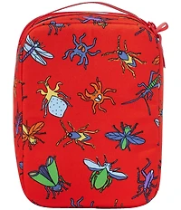 L.L.Bean Classic Orange Bug Print Lunch Box