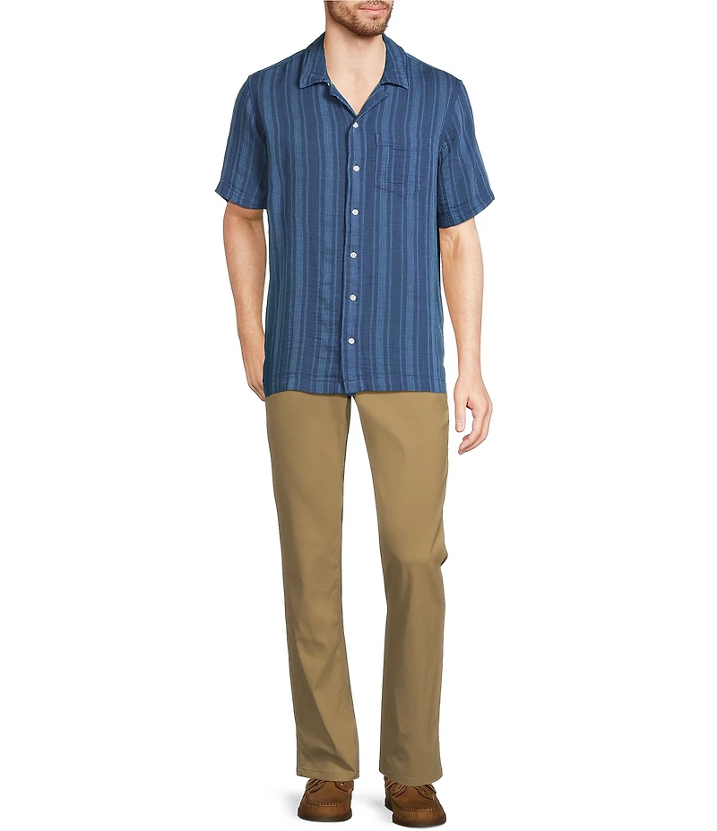 L.L.Bean Cloud Gauze Short Sleeve Woven Camp Shirt