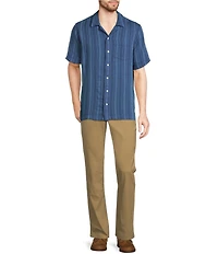 L.L.Bean Cloud Gauze Short Sleeve Woven Camp Shirt