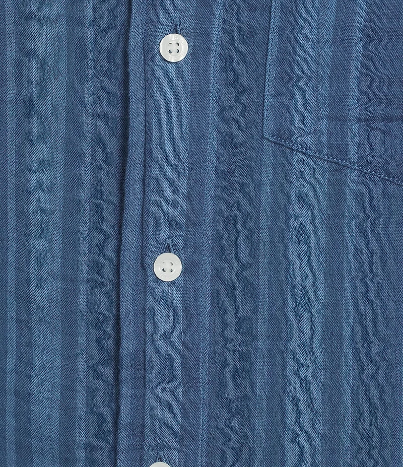 L.L.Bean Cloud Gauze Short Sleeve Woven Camp Shirt