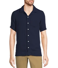 L.L.Bean Cloud Gauze Short Sleeve Woven Camp Shirt