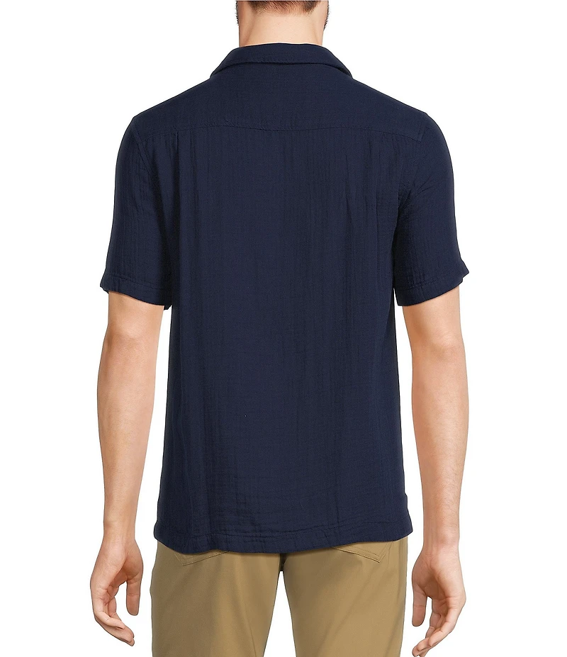 L.L.Bean Cloud Gauze Short Sleeve Woven Camp Shirt