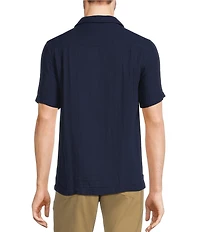 L.L.Bean Cloud Gauze Short Sleeve Woven Camp Shirt