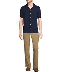 L.L.Bean Cloud Gauze Short Sleeve Woven Camp Shirt