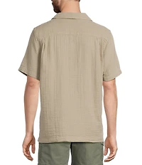 L.L.Bean Cloud Gauze Short Sleeve Woven Camp Shirt