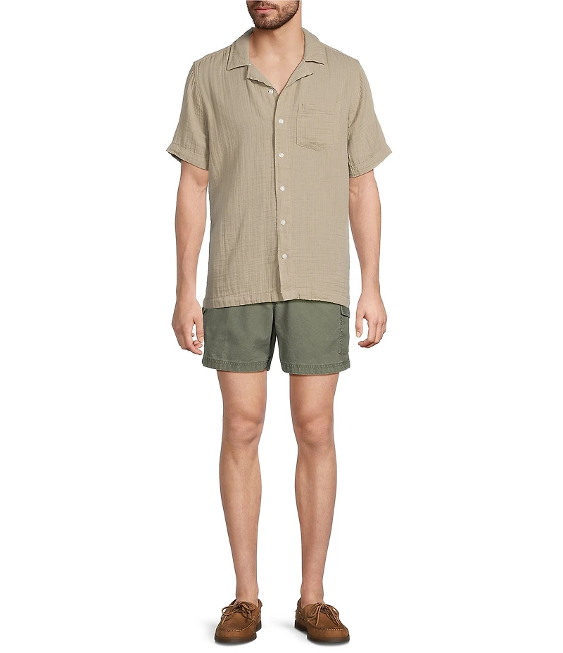 L.L.Bean Cloud Gauze Short Sleeve Woven Camp Shirt