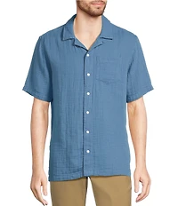 L.L.Bean Cloud Gauze Short Sleeve Woven Camp Shirt