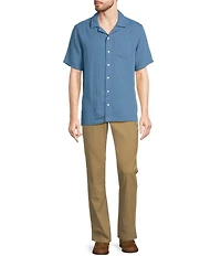 L.L.Bean Cloud Gauze Short Sleeve Woven Camp Shirt