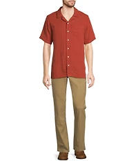 L.L.Bean Cloud Gauze Short Sleeve Woven Camp Shirt
