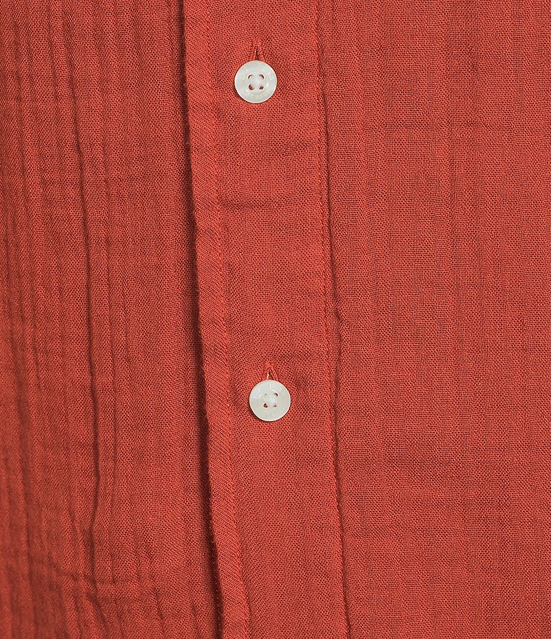 L.L.Bean Cloud Gauze Short Sleeve Woven Camp Shirt