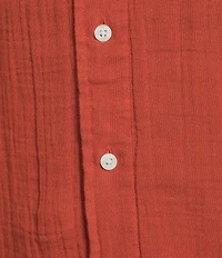 L.L.Bean Cloud Gauze Short Sleeve Woven Camp Shirt