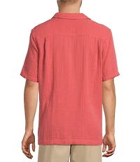 L.L.Bean Cloud Gauze Short Sleeve Woven Camp Shirt