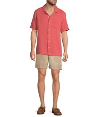 L.L.Bean Cloud Gauze Short Sleeve Woven Camp Shirt