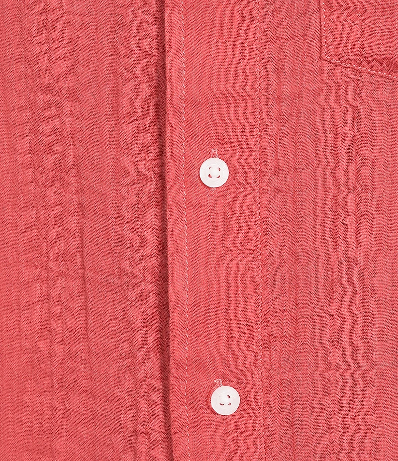 L.L.Bean Cloud Gauze Short Sleeve Woven Camp Shirt