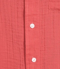 L.L.Bean Cloud Gauze Short Sleeve Woven Camp Shirt
