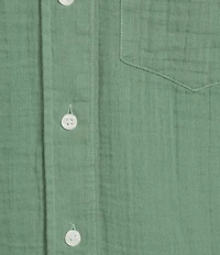 L.L.Bean Cloud Gauze Short Sleeve Woven Camp Shirt