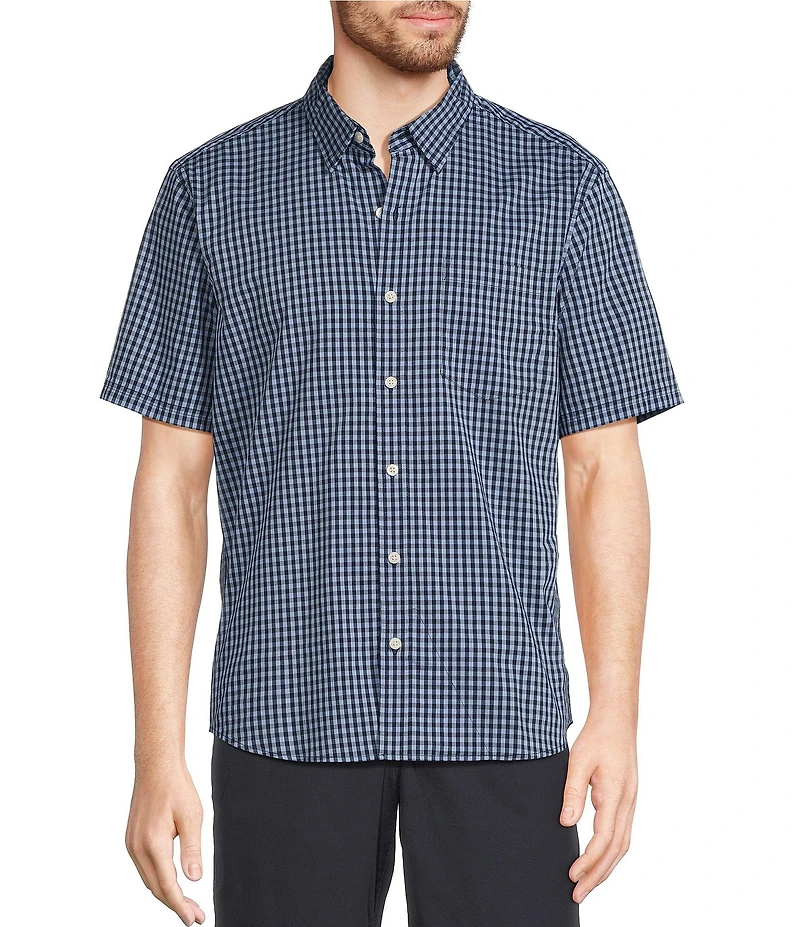 L.L.Bean Comfort Performance Stretch Short Sleeve Woven Shirt