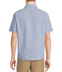 L.L.Bean Comfort Performance Stretch Solid Short Sleeve Woven Shirt