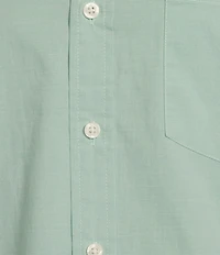 L.L.Bean Comfort Performance Stretch Solid Short Sleeve Woven Shirt