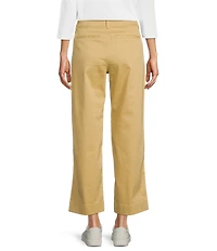 L.L.Bean Comfort Stretch Mid-Rise Wide-Leg Chino Pants