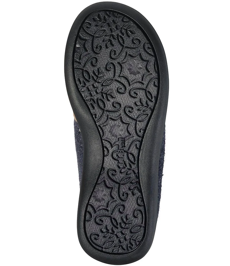 L.L.Bean Daybreak Scuff Camping Motif Slippers