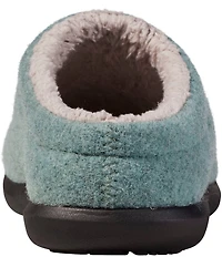 L.L.Bean Daybreak Scuff Chickadee Motif Slippers