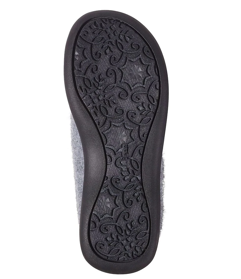 L.L.Bean Daybreak Scuff Dog Motif 2 Slippers