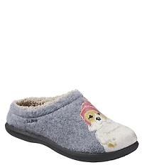 L.L.Bean Daybreak Scuff Dog Motif 2 Slippers