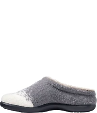 L.L.Bean Daybreak Scuff Fair Isle Motif Slippers