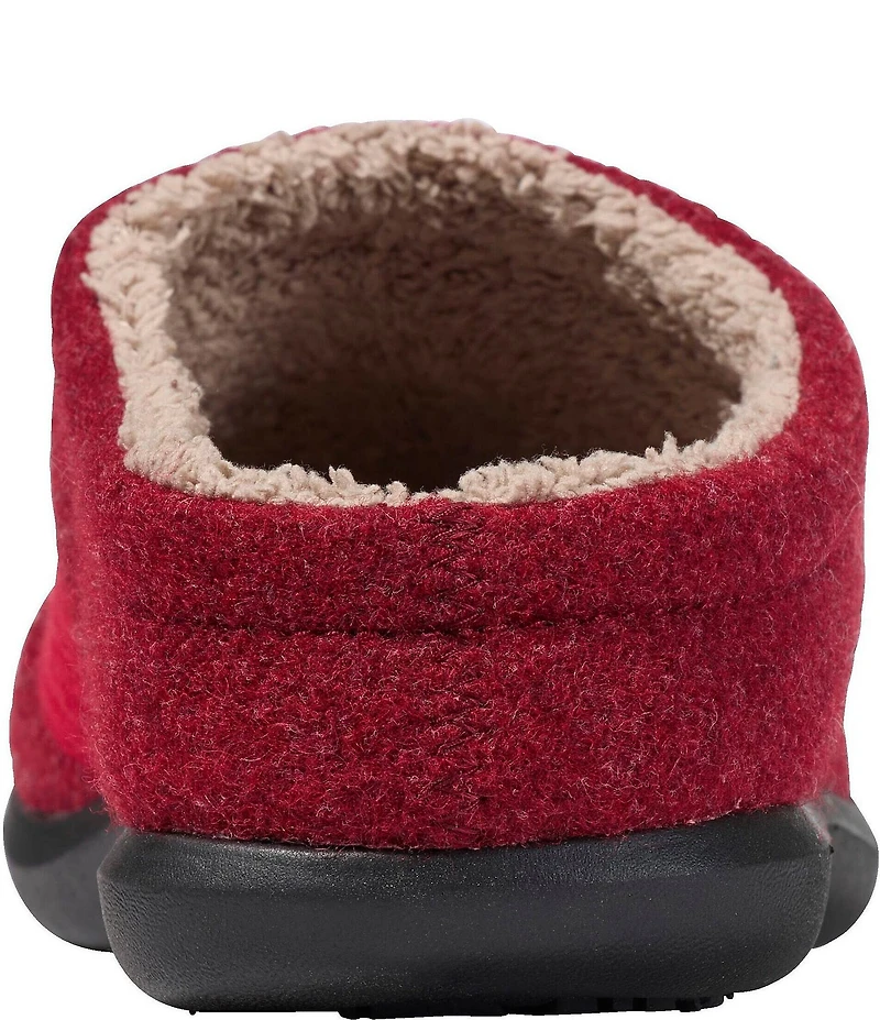 L.L.Bean Daybreak Scuff Motif 2 Hearts Slippers