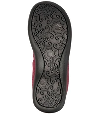 L.L.Bean Daybreak Scuff Motif 2 Hearts Slippers