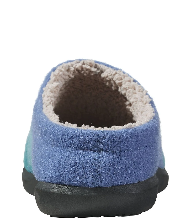 L.L.Bean Daybreak Scuff Motif 2 Tree Slippers