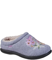 L.L.Bean Daybreak Scuff Multi Floral Motif Slippers