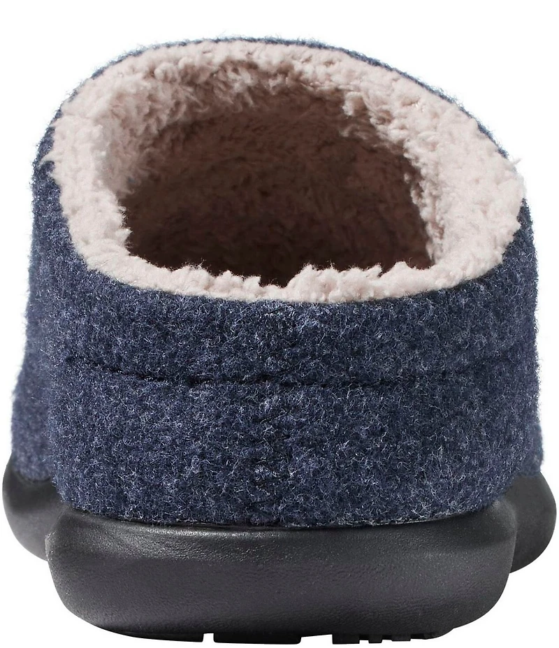 L.L.Bean Daybreak Scuff Plaid Cats Motif Slippers