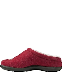 L.L.Bean Daybreak Scuff Squirrels Motif Slippers