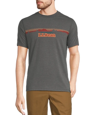 L.L.Bean Everyday Sunsmart Logo Detail Short Sleeve T-Shirt