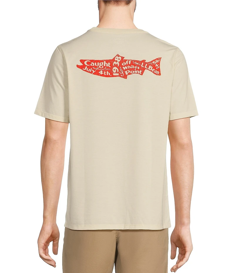 L.L.Bean Fishing Graphic Short Sleeve T-Shirt