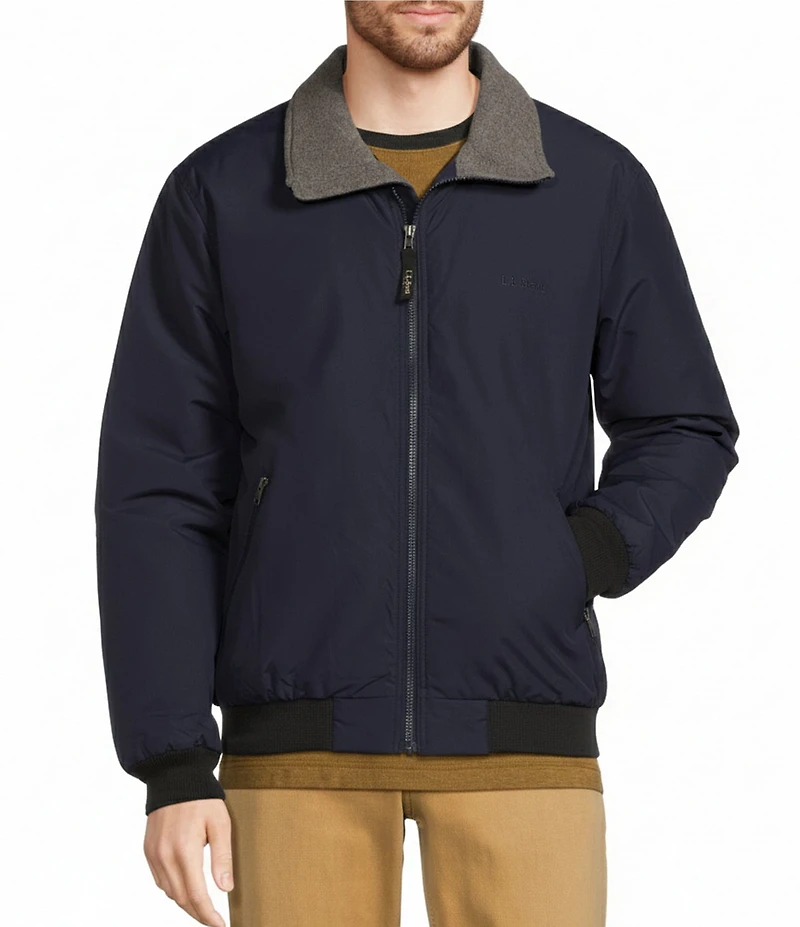 L.L.Bean Fleece-Lined Insulated Warm-Up Jacket