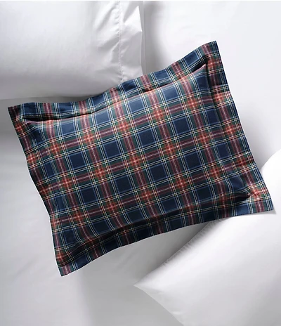 L.L.Bean Heritage Chamois Flannel Plaid Sham