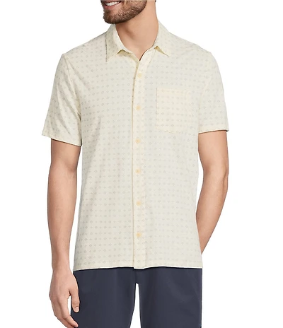 L.L.Bean Lakewash Performance Stretch Short Sleeve Woven Shirt