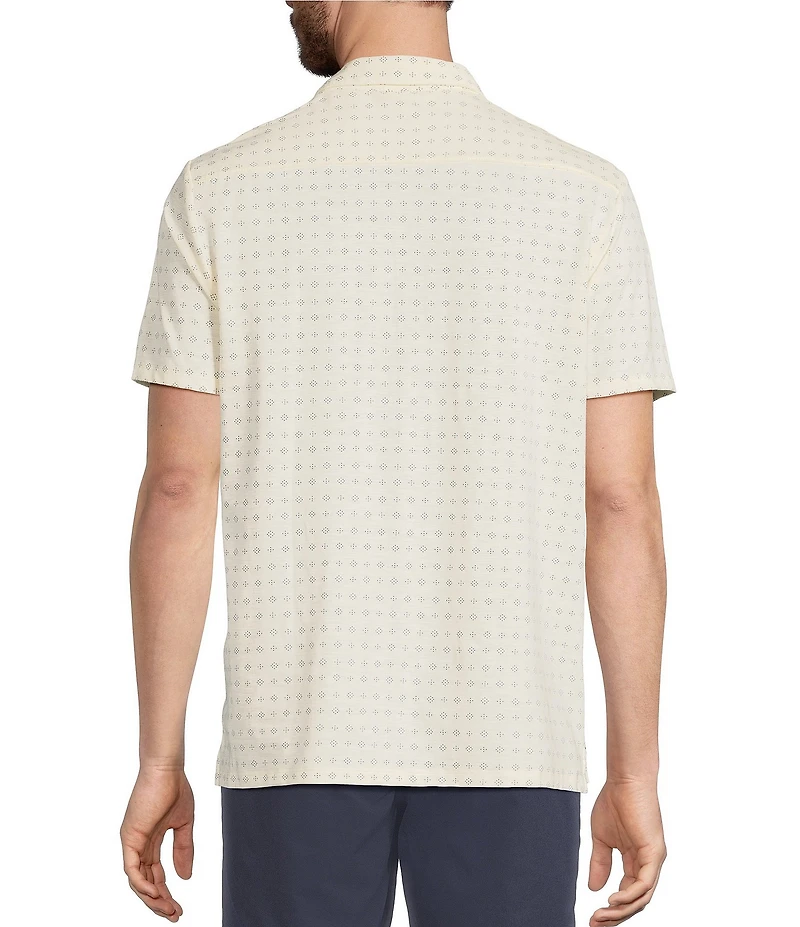 L.L.Bean Lakewash Performance Stretch Short Sleeve Woven Shirt