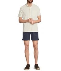 L.L.Bean Lakewash Performance Stretch Short Sleeve Woven Shirt